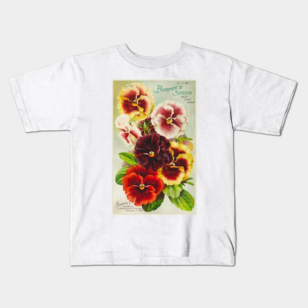 Burpee's Seed Catalogue, 1904 Kids T-Shirt by WAITE-SMITH VINTAGE ART